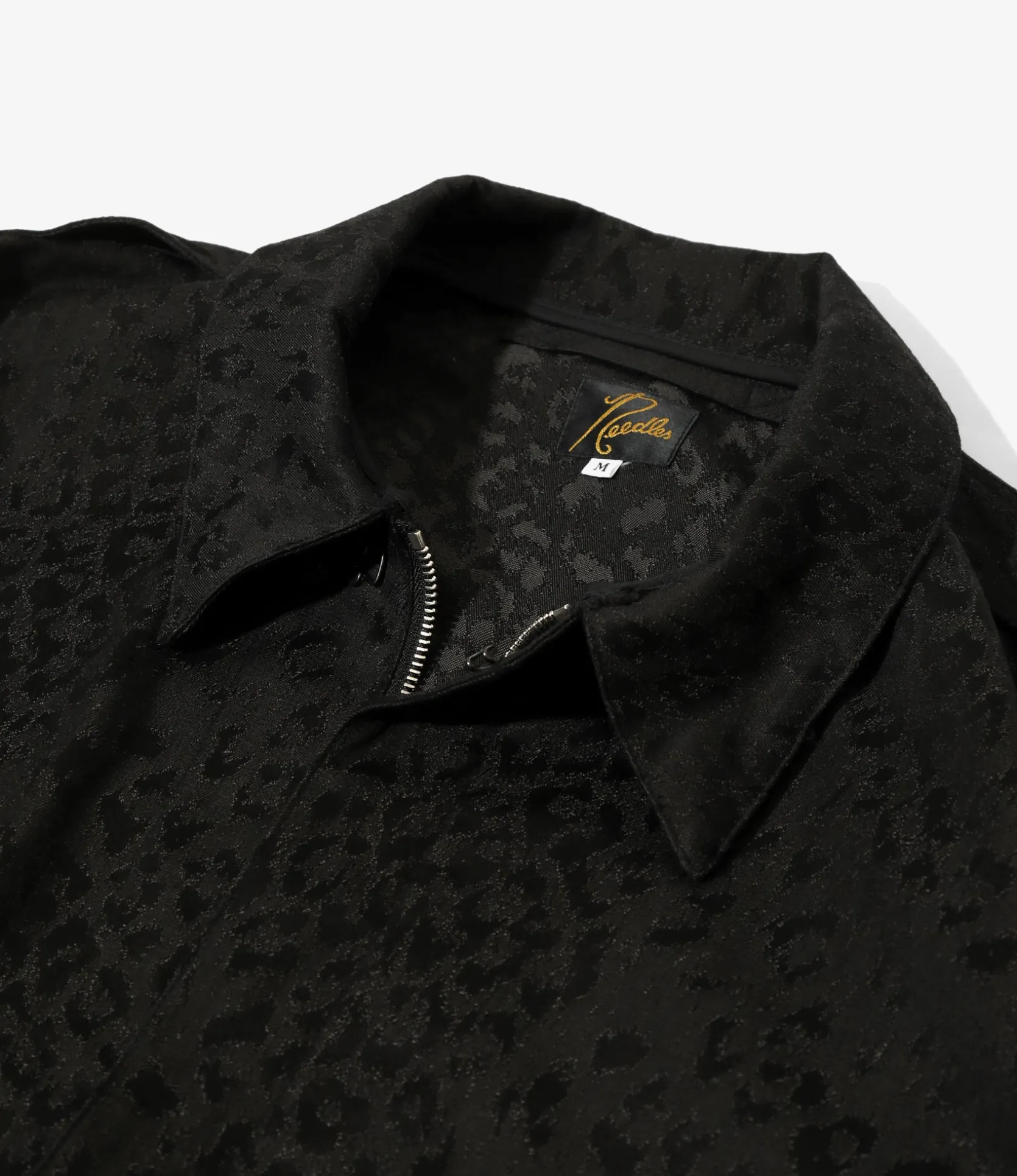 A-2 Jacket - Black - Cotton Leopard Jq