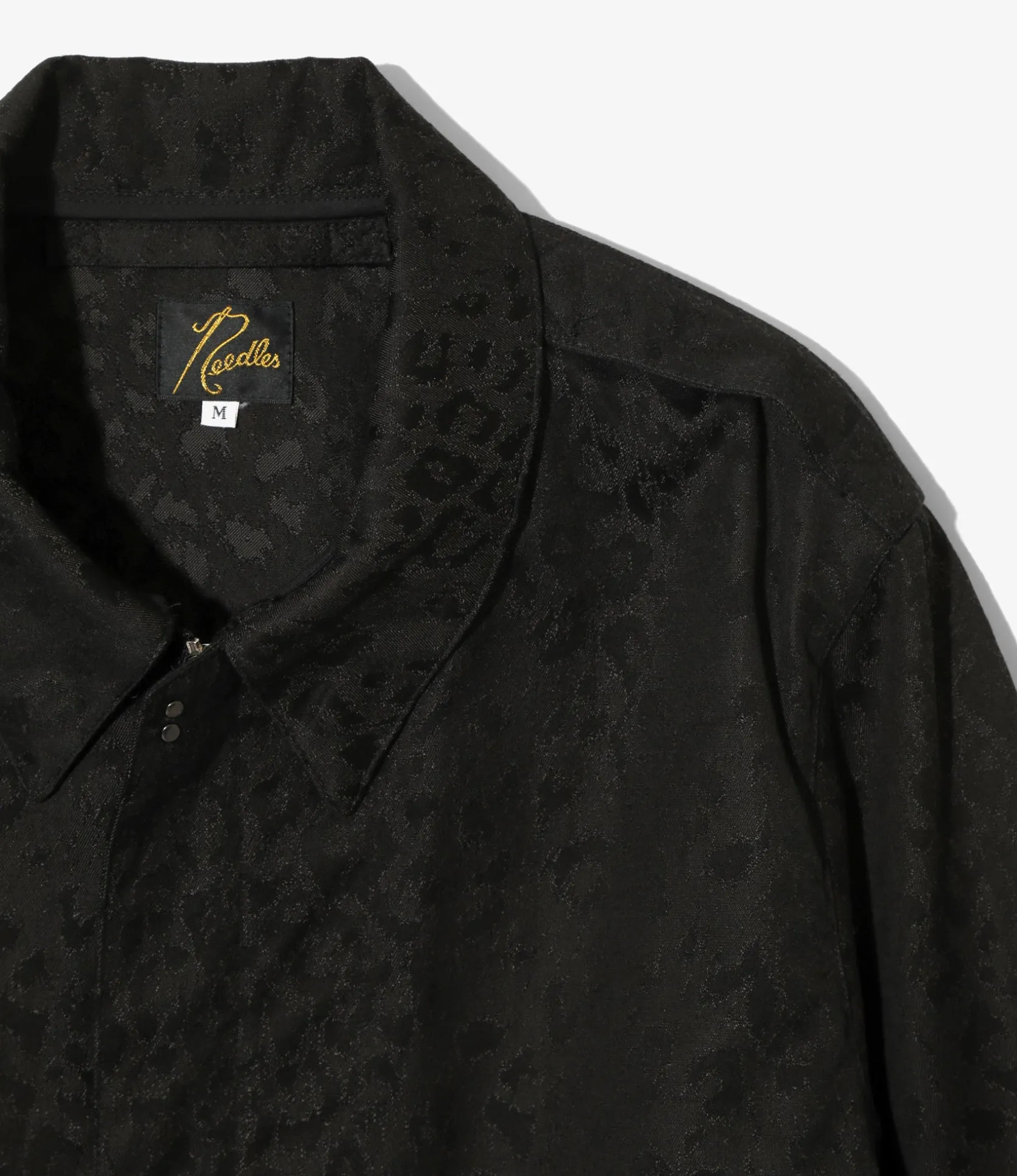 A-2 Jacket - Black - Cotton Leopard Jq
