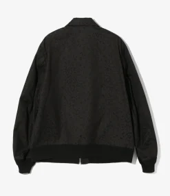 A-2 Jacket - Black - Cotton Leopard Jq