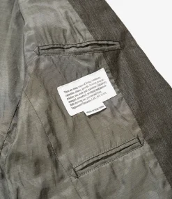 Andover Jacket - Charcoal Worsted Wool Gabardine