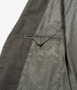 Andover Jacket - Charcoal Worsted Wool Gabardine