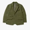Andover Jacket - Olive Melange Cotton Twill