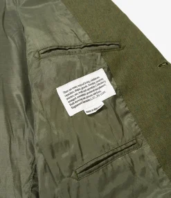 Andover Jacket - Olive Melange Cotton Twill