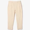 Andover Pant - Beige Cotton Seersucker Stripe