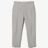 Andover Pant - Navy Cotton Seersucker Stripe