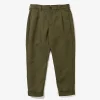 Andover Pant - Olive Melange Cotton Twill
