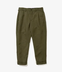 Andover Pant - Olive Melange Cotton Twill