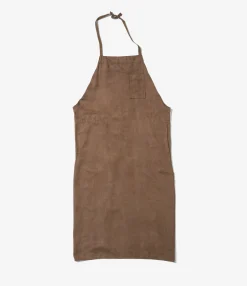 Apron - Khaki Polyester Lt. Weight Fake Suede