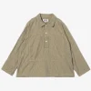 Army Pop Over Shirt - H. Grey Cotton Chambray