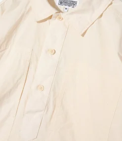 Army Pop Over Shirt - Natural Kona Cotton