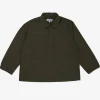 Army Pop Over Shirt - Olive Superfine Poplin