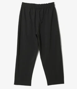 Army String Pant - Black - Poly Oxford