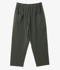 Army String Pant - Green - Poly Oxford