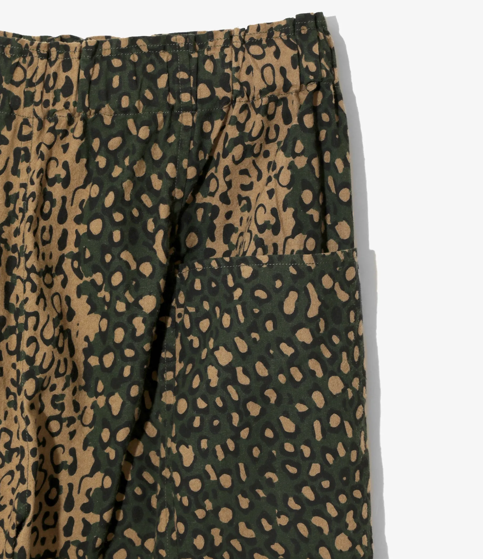 Army String Pant - Leopard - Cotton Flannel Printed