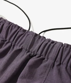 Army String Pant - Purple - Poly Oxford