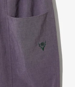 Army String Pant - Purple - Poly Oxford