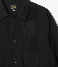 Arrow Jacket - Black - Ripstop Cut Jacquard
