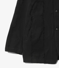 Arrow Jacket - Black - Ripstop Cut Jacquard
