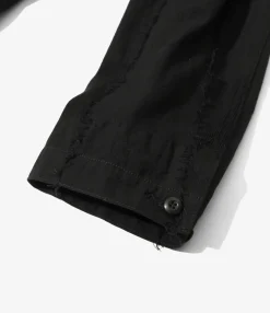 Arrow Jacket - Black - Ripstop Cut Jacquard