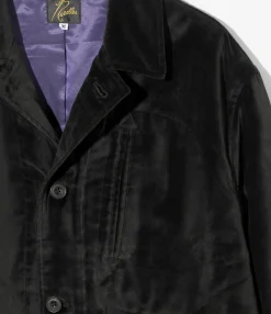 Arrow Jacket - Black - Velveteen
