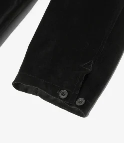 Arrow Jacket - Black - Velveteen