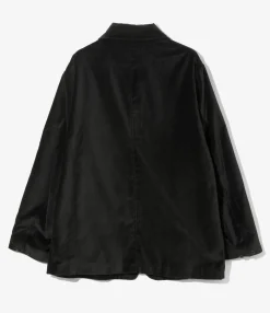 Arrow Jacket - Black - Velveteen