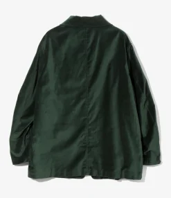 Arrow Jacket - Dk. Green - Velveteen
