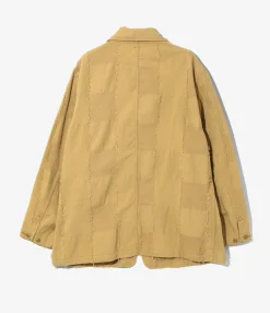 Arrow Jacket - Khaki - Ripstop Cut Jacquard