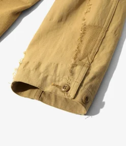 Arrow Jacket - Khaki - Ripstop Cut Jacquard