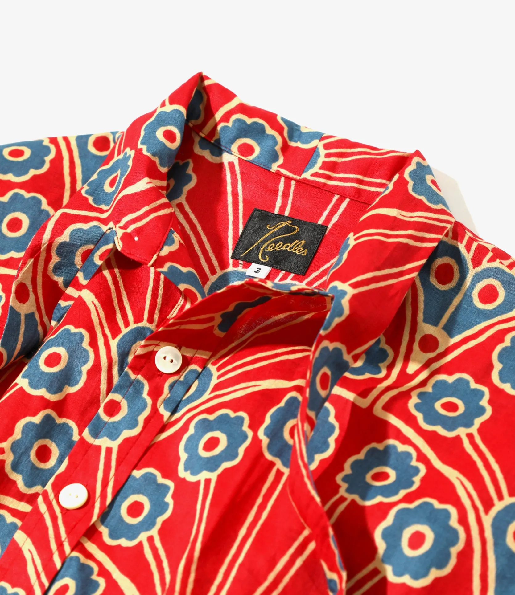 Ascot Collar Dress - Ginkgo - Printed Cotton Lawn