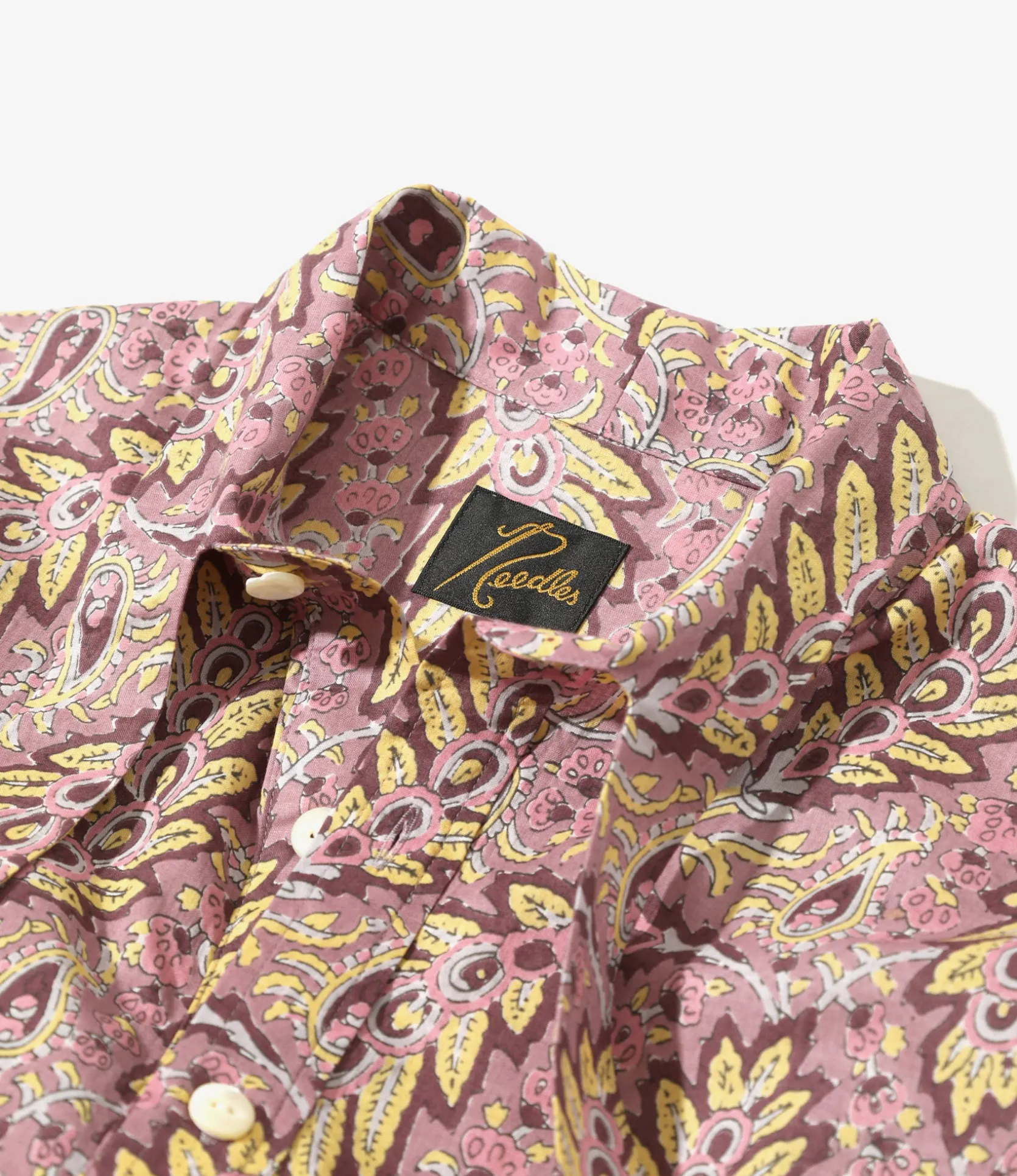 Ascot Collar Dress - Paisley - Printed Cotton Lawn