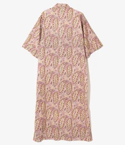 Ascot Collar Dress - Paisley - Printed Cotton Lawn