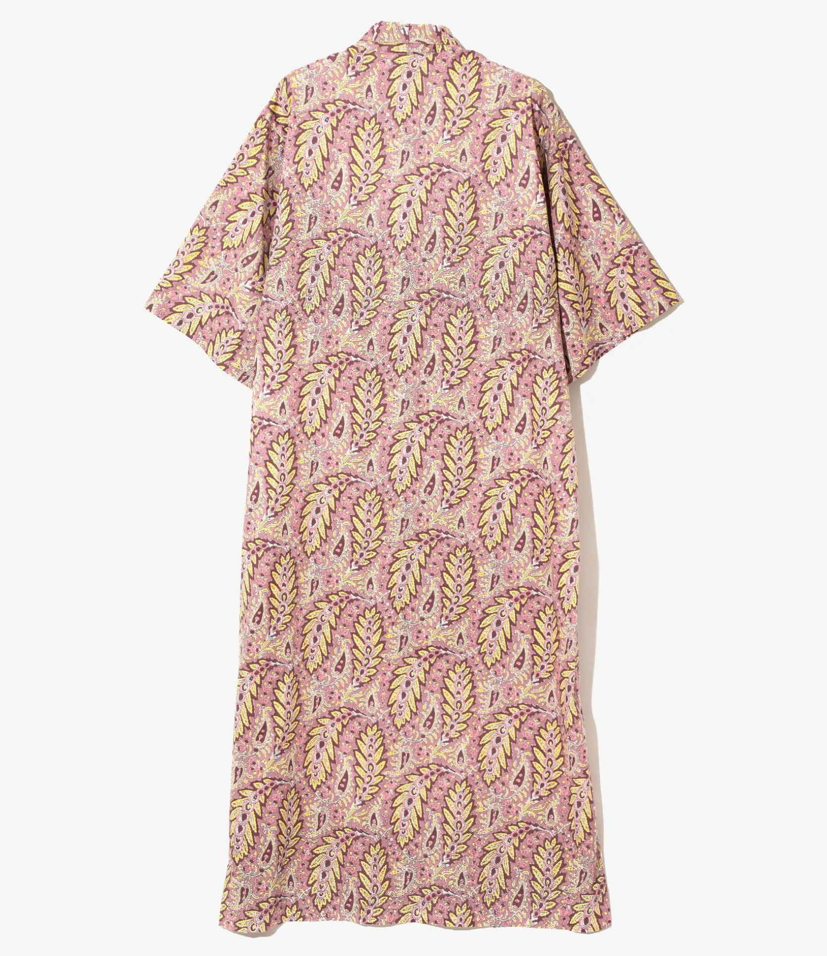 Ascot Collar Dress - Paisley - Printed Cotton Lawn