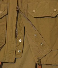 Atlantic Parka - Dk. Khaki Cotton Crosgrain