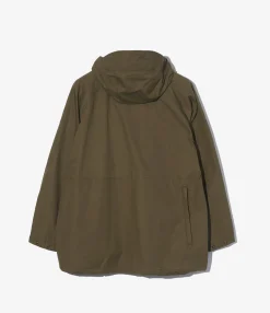 Atlantic Parka - Olive Coated Cotton Cloth
