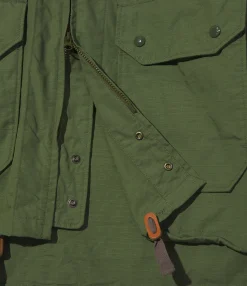 Atlantic Parka - Olive Cotton Ripstop