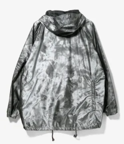 Atlantic Parka - Silver Nylon Shadow Print