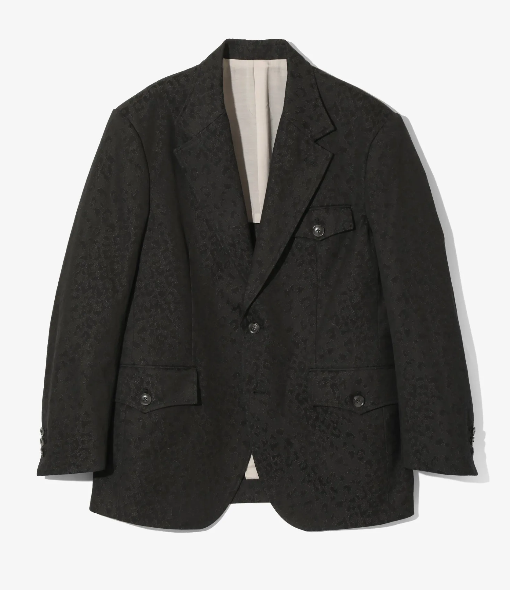 2B Jacket - Black - Cotton Leopard Jq