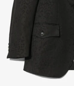 2B Jacket - Black - Cotton Leopard Jq