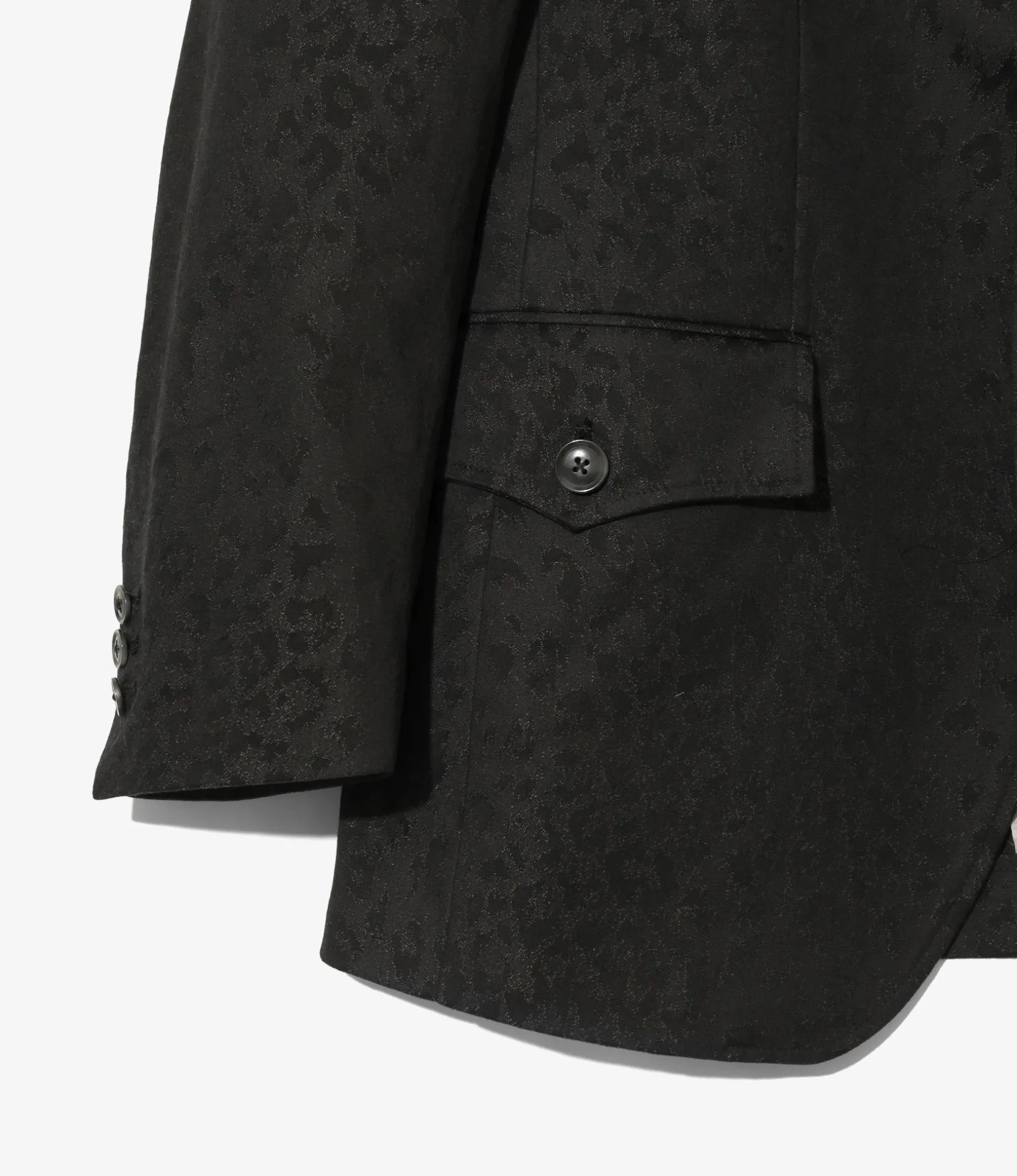 2B Jacket - Black - Cotton Leopard Jq
