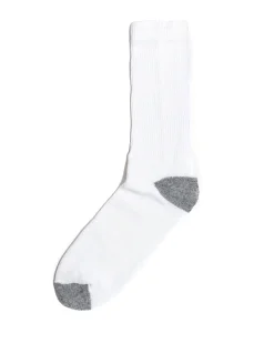 Baker's Dozen Crew Sock - White