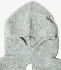 Balaclava - Lt. Grey - Loop Yarn Knit
