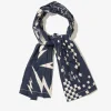 Bandana Patchwork Scarf - Navy Patchwork