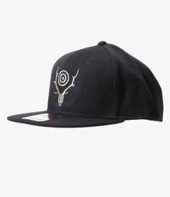 Baseball Cap - Navy - Skull & Target Emb.