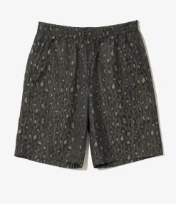 Basketball Short - Leopard - PE/C Jacquard Cloth