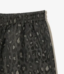 Basketball Short - Leopard - PE/C Jacquard Cloth