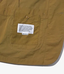 Bedford Jacket - Dk. Khaki Cotton Crosgrain