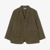 Bedford Jacket - Olive Coated Cotton Cloth