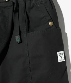 Belted C.S. Pant - Black - 11.5oz Cotton Canvas