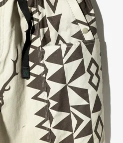 Belted C.S. Pant - Native Skull & Target - Cotton Ripstop / Printed